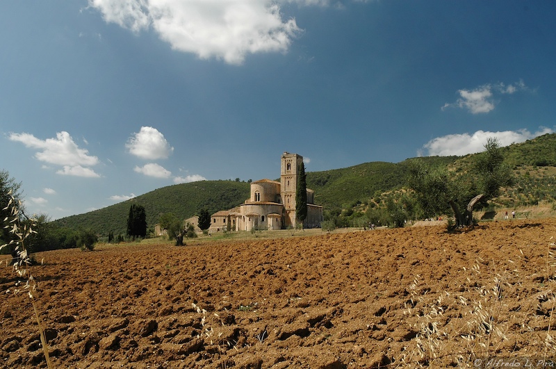 The Abbey of Sant'Antimo, in Tuscany