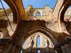 The abbey of San Galgano in Tuscany, in the spring